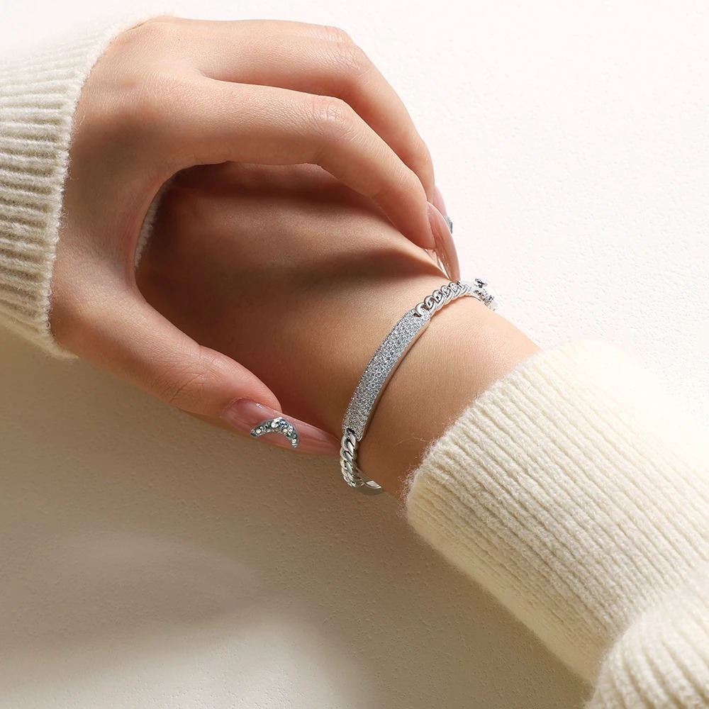 moissanite bracelet 925sterling silver yellow gold plated bracelets