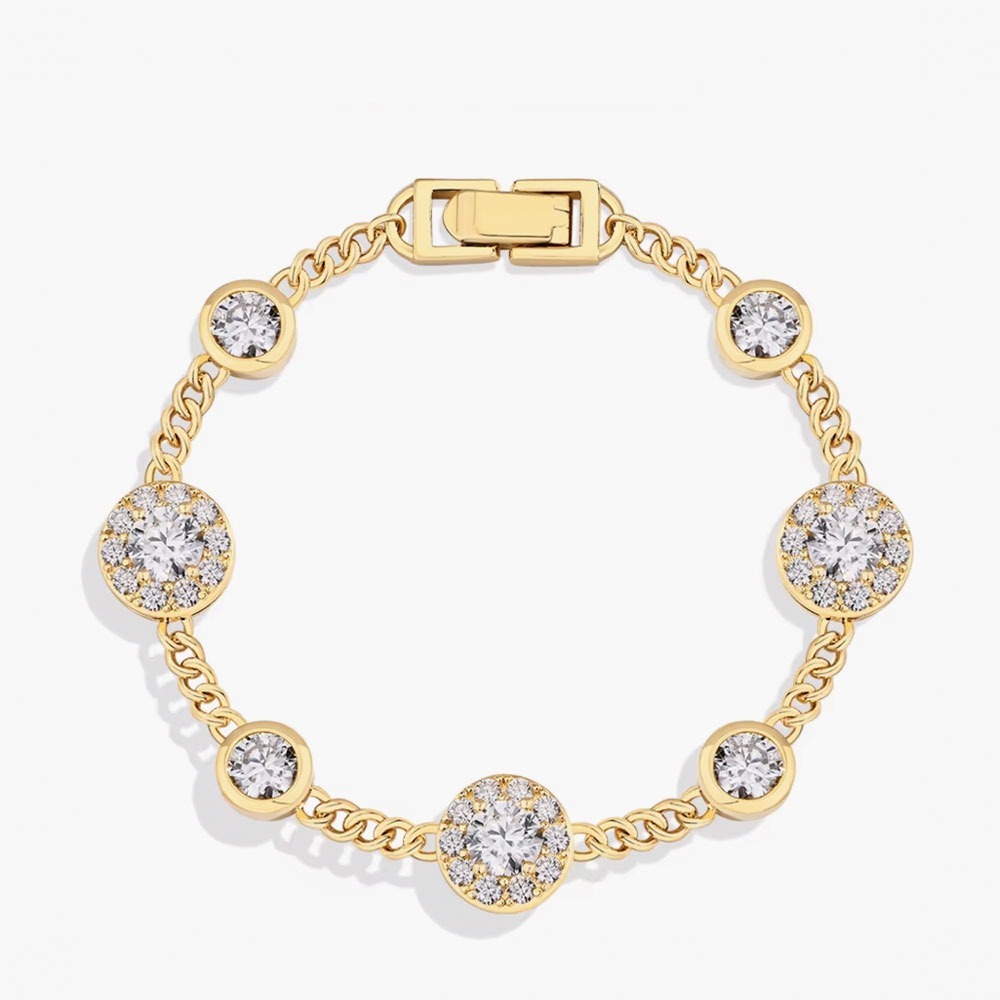 luxury moissanite bracelet