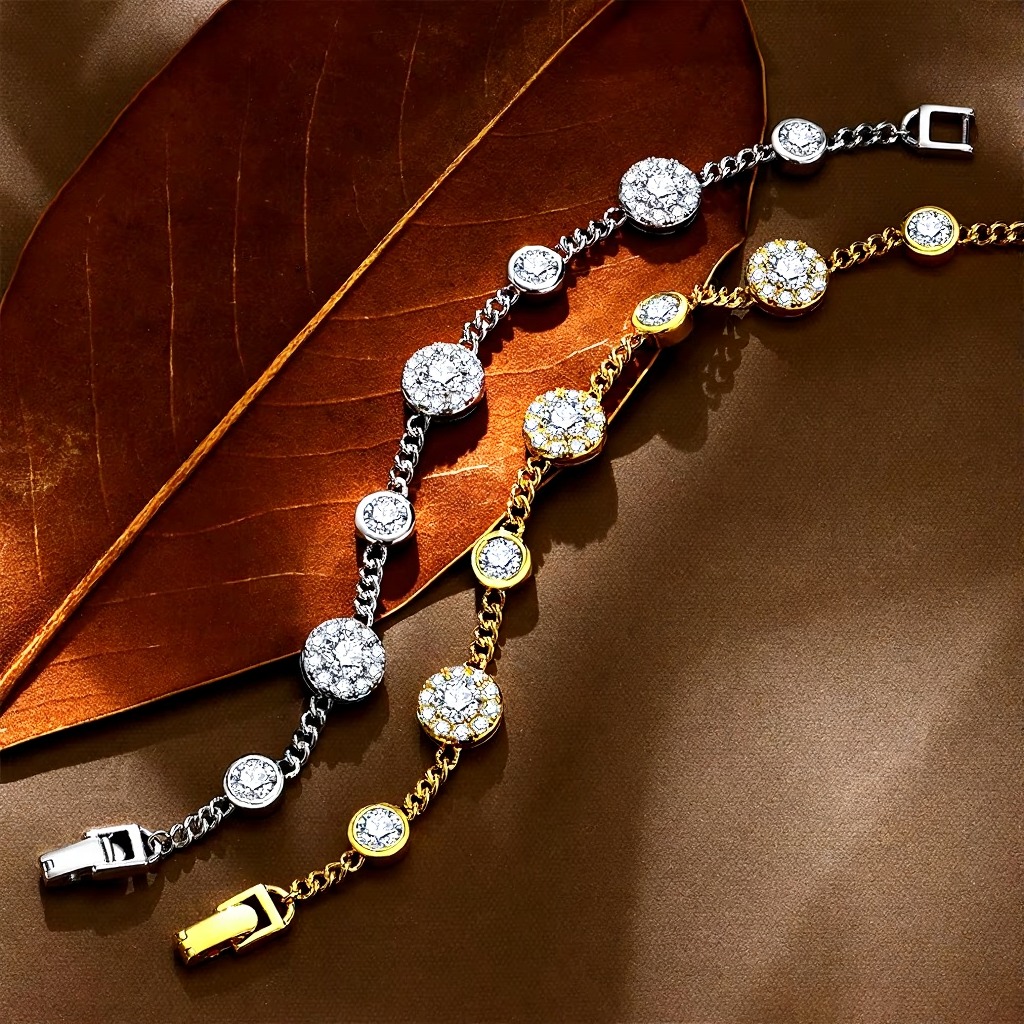 luxury moissanite bracelet