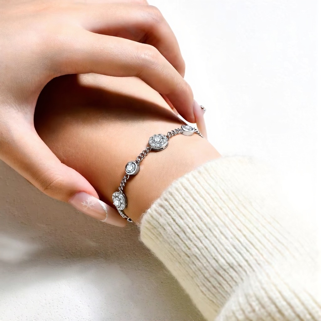 luxury moissanite bracelet