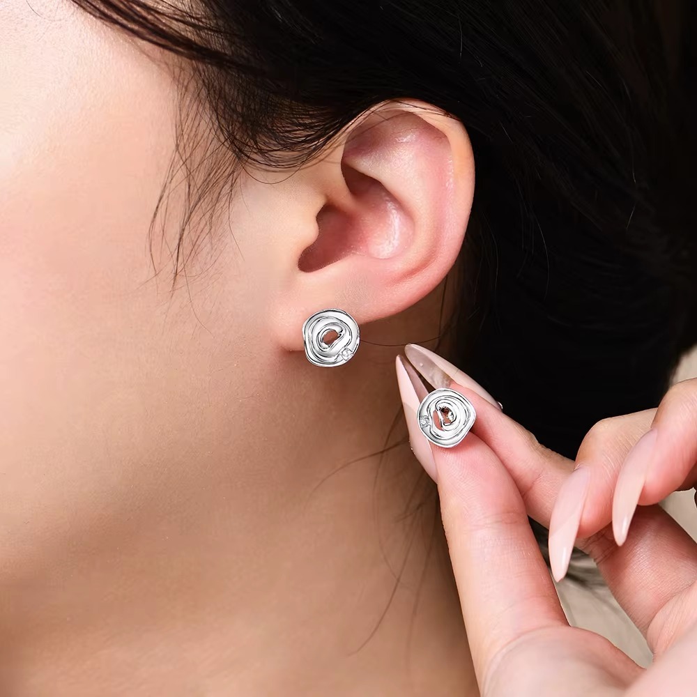 rose moissanite jewelry set