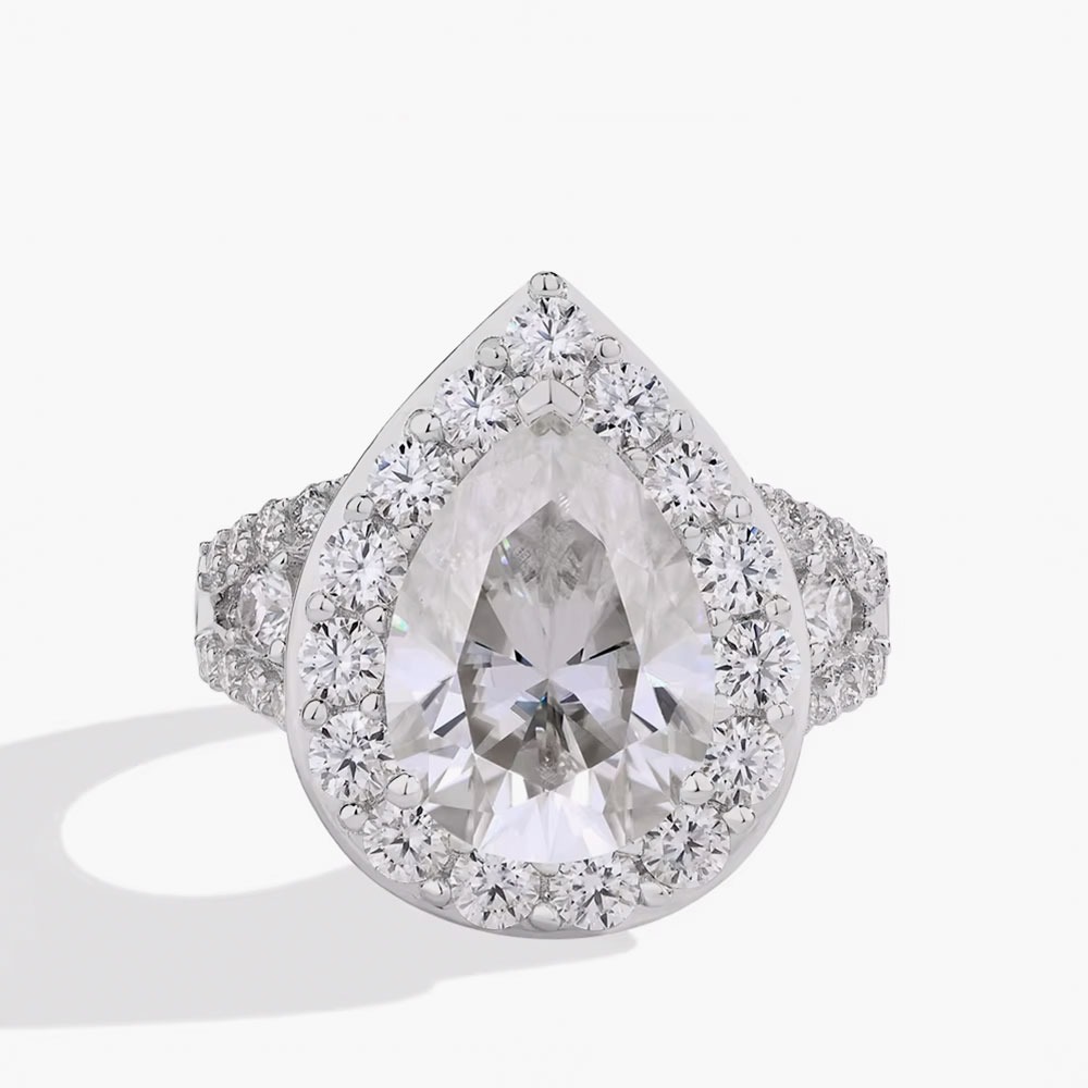 6ct moissanite rings